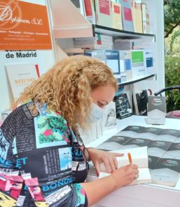 Sonia El Hakim en la Feria del Libro de Madrid 2021